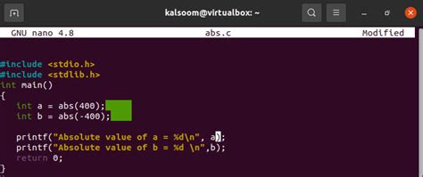 c++11 abs.